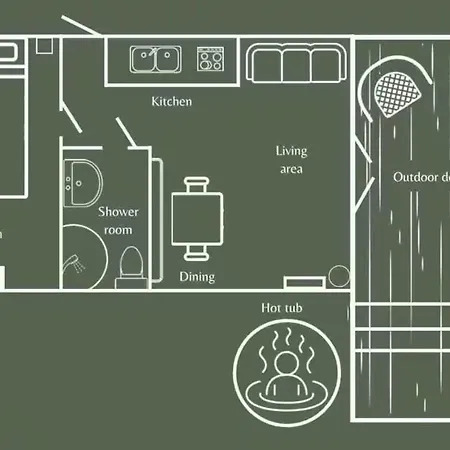 The Hide - Cosy With Hot Tub Дом отдыха *